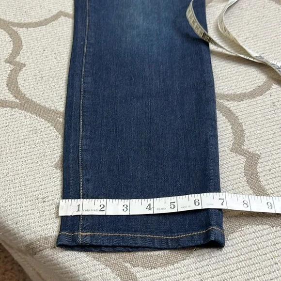 Torrid Curvy Skinny Dark Blue Denim Jeans, size 18 Extra Short - Picture 9 of 16